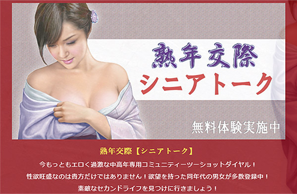シニアトークの説明